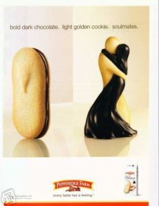 Pepperidge Farm's ad for Milano Cookies